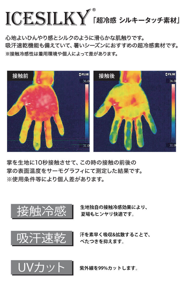 寅壱 作業服 7996シリーズ インナー コンプレッション 冷感 春夏
