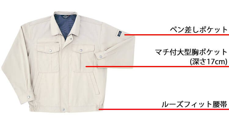 パーソンズジャンパー 作業服 春夏 ホシ服装 PERSON'S パーソンズ P145 長袖ブルゾン