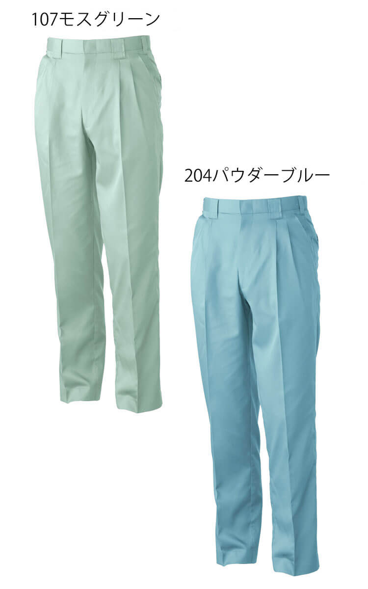 すわか SOWA 桑和 ツータックスラックス 419 作業服 作業着 春夏 制電性