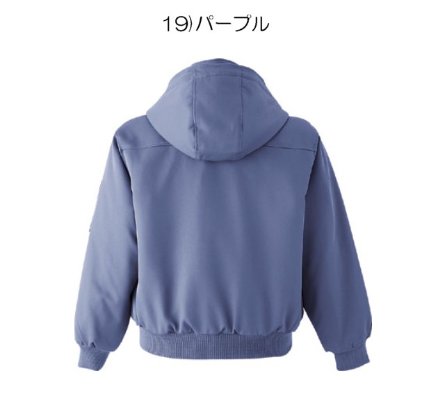 〚美品〛チーム 3TF4　ジャケットブルゾン　ブルー 旭蝶繊維E45000ブルゾン(裾ジャージ)｜防寒着・防寒服の総合通販専門店