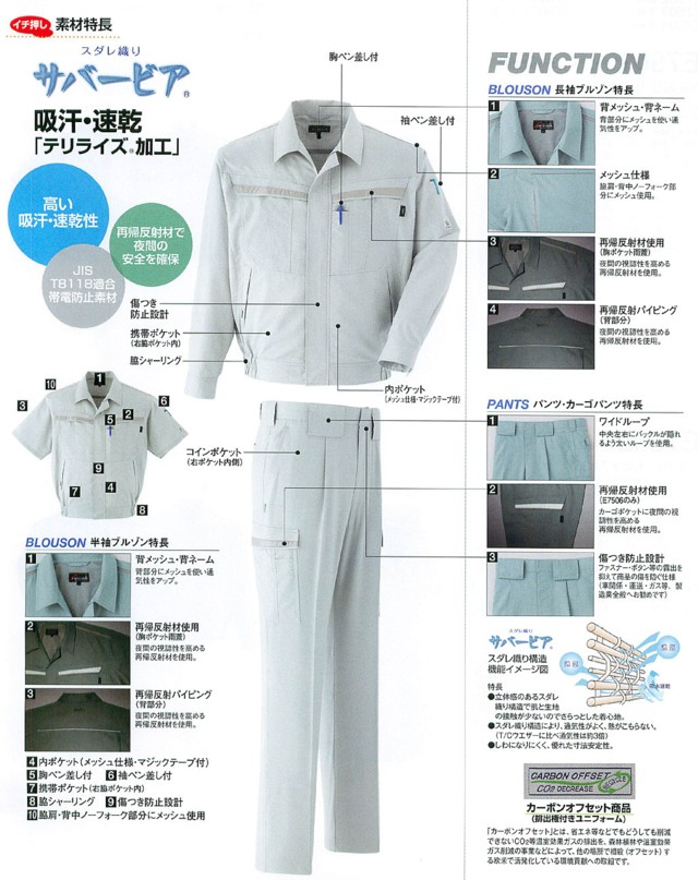 旭蝶繊維E7505ワンタックパンツ｜作業服・作業着の総合通販専門店